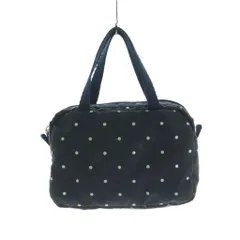 レスポートサック LesportSAC MICRO BAG ポーチ ドット柄 ネイビー 紺 /MI ■OS
