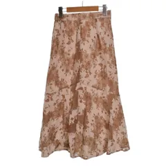 ナチュラルビューティーベーシック NATURAL BEAUTY BASIC 23SS バイカラーレースフレアスカート PS ベージュ ■FY