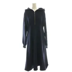 ビス ViS 24SS スフレタッチフーディーワンピース F 紺 ネイビー /SS ■OS