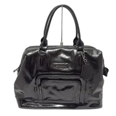 LONGCHAMP(ロンシャン) ハンドバッグ美品  - 黒 レザー