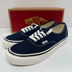 極美品 VANS Anaheim Factory Authentic 44 DX Dress Blue 27.0cm VN0A54F29GK ヴァンズ バンズ アナハイム オーセンティック ドレスブルー ネイビー 紺 【X0646-001】□268