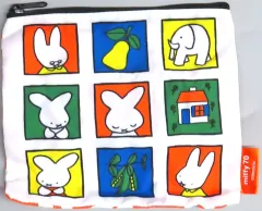 【中古】バッグ スクエアポーチ（パターン） 「ミッフィー 70thアニバーサリー ナインチェ バラエティーコレクション」