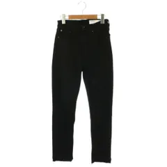 ラグ&ボーン RAG&BONE スキニーデニムパンツ ジーンズ カットオフ 25 ブラック /DF ■OS