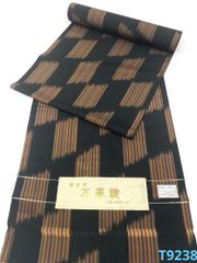 新品 正絹 紬 反物 十日町 絣 本眞綿紬 青裳苑 ツバメ絣 日本の絹 2946