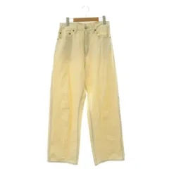 アングリッド UNGRID ハイウエストオーガニックコットンルーズデニム ストレート ジッパーフライ 25 アイボリー /NR ■OS