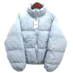 未使用品 グレイル GRL スタンドカラー ショート丈 中綿 ジャケット ブルー 青 F dk1342