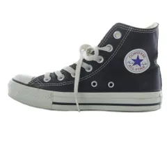 コンバース CONVERSE オールスター ハイ LEATHER ALL STAR HI スニーカー 23cm 黒