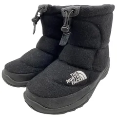 THE NORTH FACE ノースフェイス NF51592 NUPTSE WOOL2 SHORT ヌプシ ウール ショート ブーツ ブーティー ブラック系 23cm【中古】