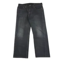 Levi's リーバイス PC9-00505-2311 505 ジップフライ ストレート ブラック デニム パンツ ブラック系 W36L32【中古】