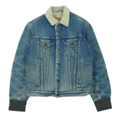 Levi's リーバイス 71500 デニム ジャケット ボア コーデュロイ トラッカージャケット デニムジャケット インディゴブルー系 M【中古】