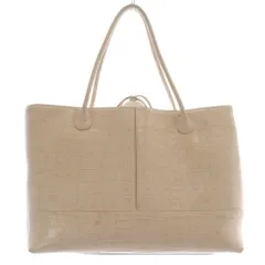 ヨンドシー 4℃ レザー トートバッグ ハンドバッグ ピンクベージュ