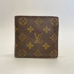 3166 LOUIS VUITTON ルイヴィトン モノグラム 二つ折り財布 ポルトフォイユ マルコ
