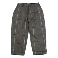 NEIGHBORHOOD ネイバーフッド 20AW 202AQNH-PTM06 ウール チェック スラックス パンツ ブラック系 ベージュ系 S【中古】のサムネイル
