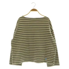 オーチバル ORCIVAL オーシバル バスクシャツ ボーダー 長袖カットソー ボートネック フランス製 1 カーキ /MY ■OS