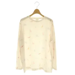 ジェラートピケ gelato pique 24AW アニマル柄トップス カットソー 長袖 ルームウェア ONE ピンク /MY ■OS