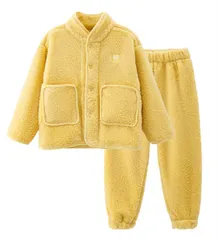 パジャマ 子供服 キッズ 男の子 女の子  もこもこフリース 長袖パジャマ ルームウェア 長袖ルームウェア パジャマ キッズ  冬 秋冬 もこもこ 裏起毛 フランネル 上下セット 厚手 防寒 暖かい 寝巻き 寝間着 ナイトウェア