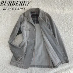 BURBERRY BLACK LABEL　バーバリー　カバーオール　ノバチェック　グレー　サイズL