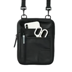 無印良品 ペン差し付き 撥水ショルダーバッグ ユニセックス大人 EFI14A5S 黒