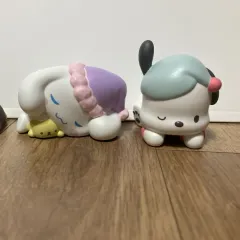 サンリオキャラクターズ フィギュア 2種セット (ポチャッコ、シナモロール)