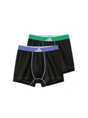 グンゼ アディダス ボクサーパンツ 2枚組 吸汗速乾 ドライ 前あき160cm ジュニア ポリエステル 下着 肌着 インナー