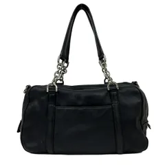 agnes b(アニエスベー) ハンドバッグ - 黒 レザー