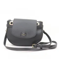 ITOHQE4O08GW LANVIN en Bleu ランバン オン ブルー レザー チェーンショルダーバッグ 黒 レディース 斜め掛け 鞄 かばん