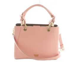 サマンサタバサ Samantha Thavasa 2WAY ショルダーバッグ ハンドバッグ レザー ピンク /MI ■OS