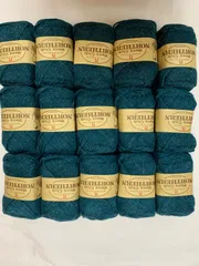 ハマナカ　メンズクラブ•ノーザン　青緑色15玉セット(現品限り)