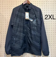 メンズ裏メッシュグラフィックウィンドブレーカージャケット2XL（2031E720）