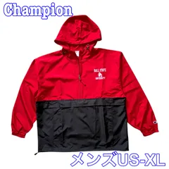 Champion チャンピオン ロゴワッペン プリント ハージップ フード付き ウインドブレーカー US-XL
