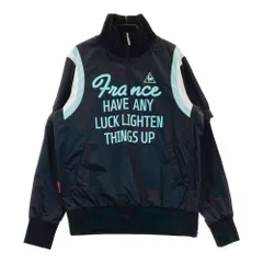 サイズ：L LE COQ GOLF ルコックゴルフ  2WAY ハーフジップ長袖ブルゾン ジャケット  ブラック系 [240101599486] ゴルフウェア レディース ストスト