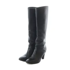 ロートレショーズ L'Autre Chose ストレートロングブーツ 37 23.5cm 黒 ブラック ヒール /RI ■OS