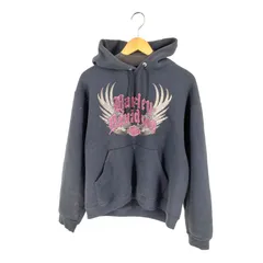 ハーレーダビッドソン HARLEY-DAVIDSON ビーズ装飾 プリント スウェット パーカー レディース import：M 