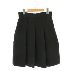 Sマックスマーラ 'S Max Mara ウール混 プリーツスカート F38 ブラック /ES ■OS