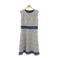 クイーンズコート QUEENS COURT クイーンズコート ツイード ノースリーブ ワンピース