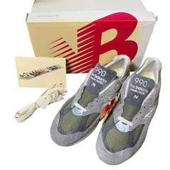【未使用】New Balance ニューバランス スニーカー グレー 靴 27.5cm M990TD2 メンズ 箱有 KK23771RA