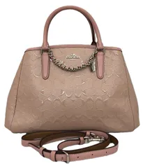 COACH　コーチ F55451 シグネチャー パテント レザー ハンドバッグ　2ＷＡＹ