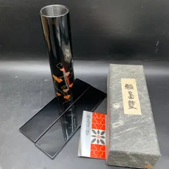 S363 輪島塗 花器 骨董・民芸品 花器 花瓶 漆器 花生け 中古 フラワーベース