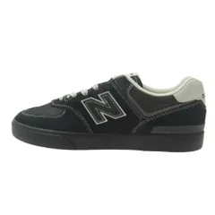 NEW BALANCE ニューバランス MM574VBB NUMERIC ヌメリック 574 バルカナイズ ローカット スニーカー ブラック系 グレー系 28.5cm【中古】