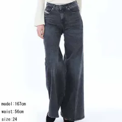 新品 DIESEL ディーゼル A03625 0CLBG 02 1978 D-AKEMI ワイドレッグ デニムパンツ レディース