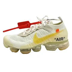 NIKE ナイキ AA3831-100 × Off-white Air Vapormax White【フェイクバスターズ鑑定済】 オフホワイト エアヴェイパーマックス ホワイト  ローカット スニーカー オフホワイト系 ベージュ系 27cm【中古】