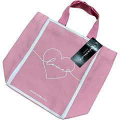 新品タグ付き　DEAN ＆ DELUCA　バンコク限定　キャンバストートバッグ　XS　ピンク