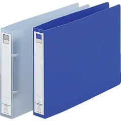 リヒト　Ｂ５／Ｅリングファイル　青