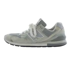 ニューバランス NEW BALANCE CM996BQ スニーカー ロゴ 切替 24cm グレー