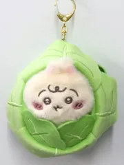 【中古】ぬいぐるみマスコット・ぬいぐるみバッジ キャベツに包まれたうさぎマスコット 「ちいかわ なんか小さくてかわいいやつ Chiikawa Baby」