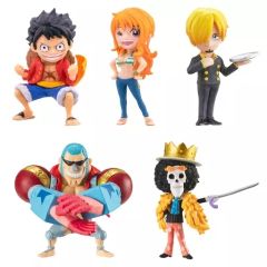 [중고] 트레이딩 피겨 전 5종 세트 [From TV animation ONE PIECE 원피의 실 복각의 제일해전]