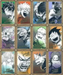 【中古】キャラカード Cセット 「堀越耕平『僕のヒーローアカデミア』原画展 箔押しクリアカードコレクション 12枚セット」