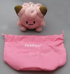 【中古】ぬいぐるみマスコット・ぬいぐるみバッジ ピッピにんぎょう 巾着入りマスコット 「2025 Pokemon Collection くじ ～Let’s Go for a Walk!～」 E賞