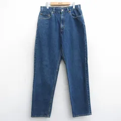 W35/古着 リーバイス Levis 550 メンズ 90年代 90s テーパード コットン USA製 紺 デニム 25nov20