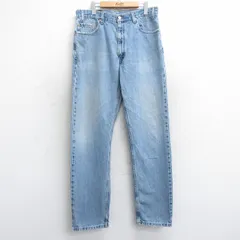 W36/古着 リーバイス Levis 505 メンズ 00年代 00s コットン 薄紺 デニム 25nov20
